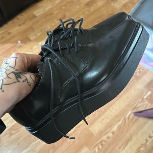 Zara platform dress shoes size 37